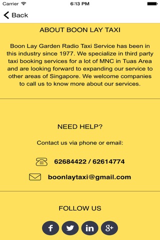 Boon Lay Taxi Services screenshot 4
