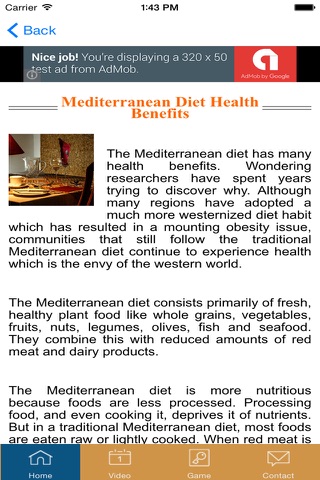 Mediterranean Diet - #1 Diet Recipes and Diet Plan Health & Fitness