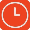 Red FlatClock