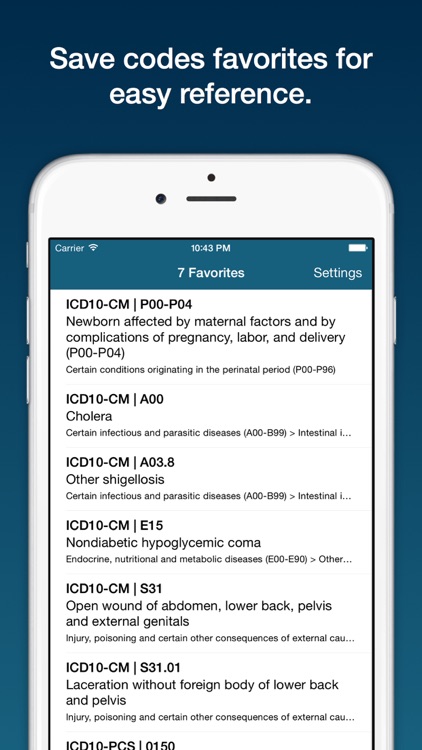 2016 ICD 10 Pro Code - Offline browse and search of 2015/2016 CM & PCS code with MEDLINE info screenshot-3