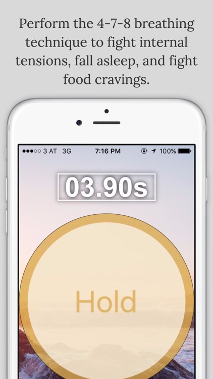 RelaXhale - Relaxing, Calming breathing exercise to reduce stress