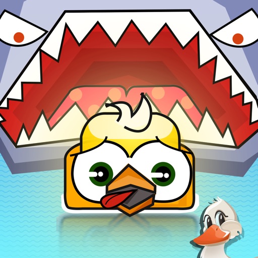 Splish and Splash Pong – Duck Swims with Hungry Sharks icon