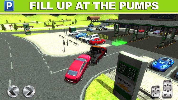 Gas Station Car Parking Simulator a Real Road Racing Park Game