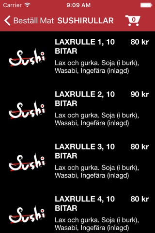 Sushi Örebro screenshot 2