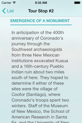 Coronado Historic Site Tour screenshot 3