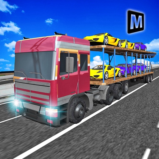 Car Transporter Truck Trailer Parking simulator Icon