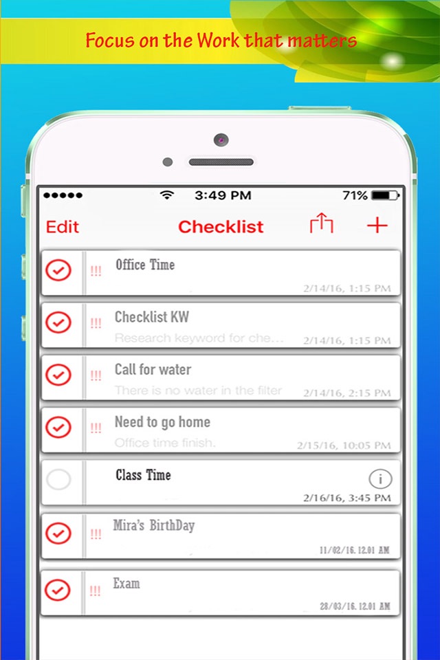 Daily Checklist - Best & Simple Task Planner For Regular Life screenshot 3