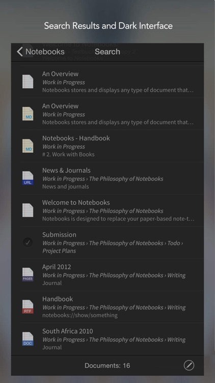 Notebooks for iPhone screenshot-3