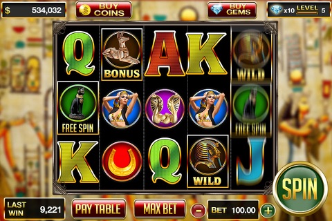 Slots: Pharaoh's Gold - Vegas Themed Casino Slots Pro screenshot 3