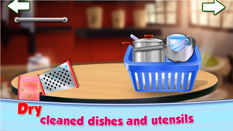 Kids Dish Washing & Cleaning - Play Free Kitchen Cleaning Game screenshot-3