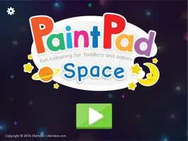 Game screenshot PaintPad Space School Edition: A fun and simple drawing, colouring and painting game for babies and toddlers mod apk