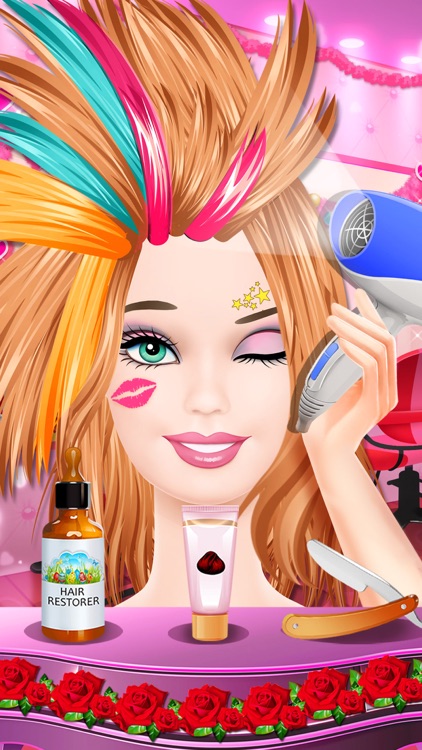 fashion doll hair salon game