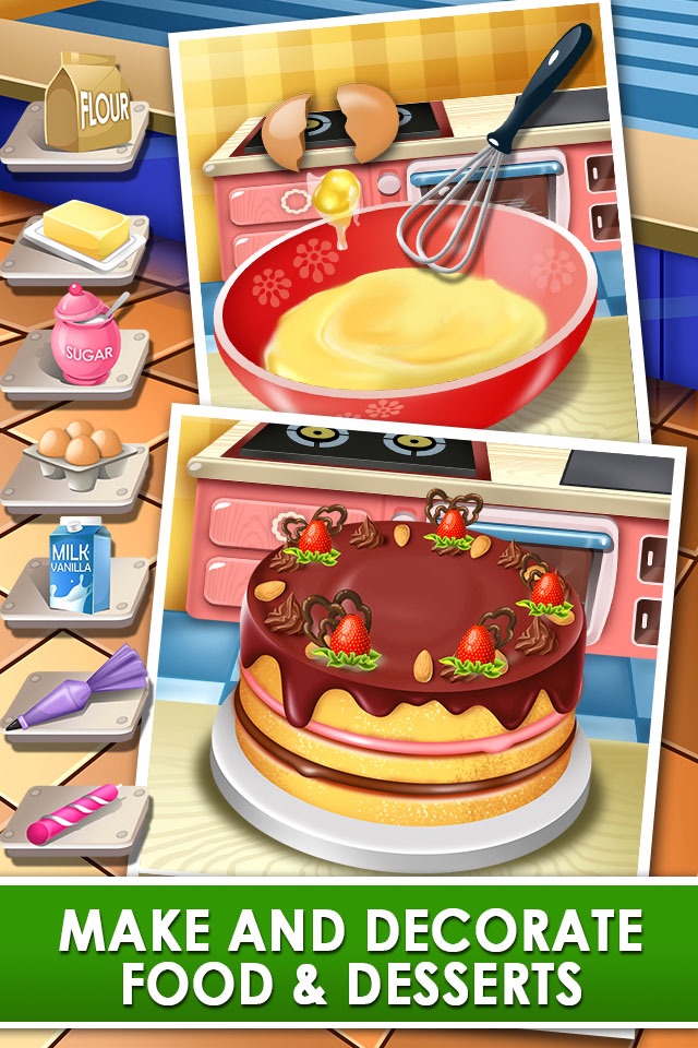 Food Making Kids Games & Maker Cooking screenshot 2