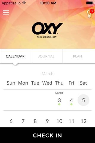 OXY 28 Day Challenge for acne free skin screenshot 3