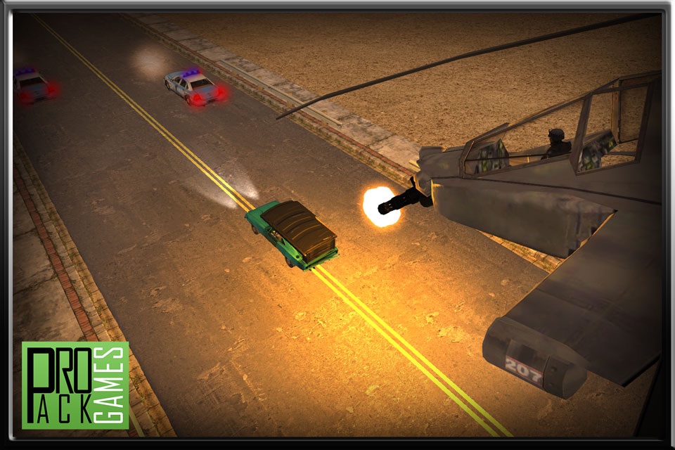 Reckless Enemy Helicopter Getaway - Dodge Apache attack in highway traffic screenshot 4