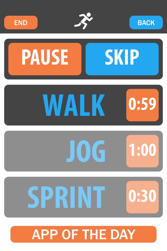 Walk, Jog, Sprint! - High Intensity Interval Training (HIIT) screenshot 3