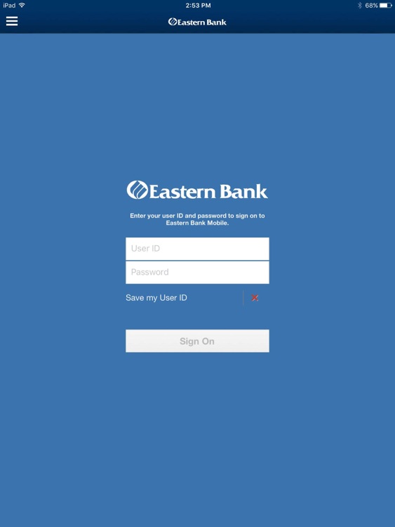 Eastern Bank Mobile for iPad