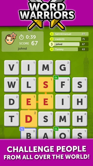 Word Warriors - Realtime Online Word Battles for 2 Players(圖2)-速報App