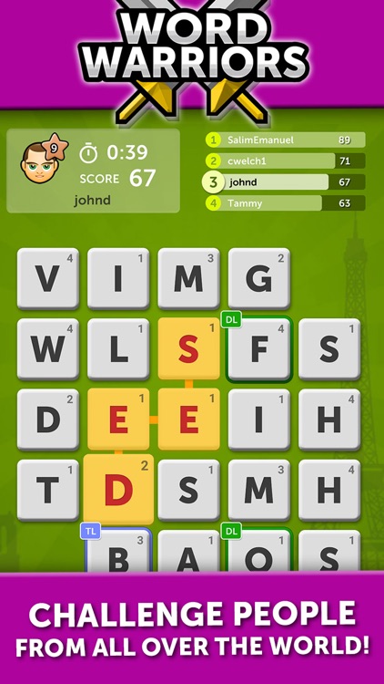 Word Warriors - Realtime Online Word Battles for 2 Players