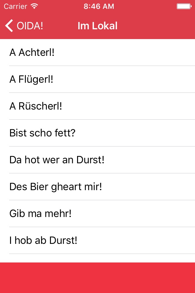 Oida! - Die witzige Mundart und Dialekt Soundboard App aus Österreich als lustige Spruch und Wort Jukebox screenshot 4