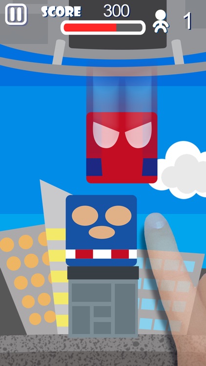 Super heroes Stack Up Champs - Invincible Block Stacker Climb Mania