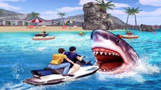 Angry Shark 3D. Attack Of Hungy Great White Terror on The Beachのおすすめ画像1