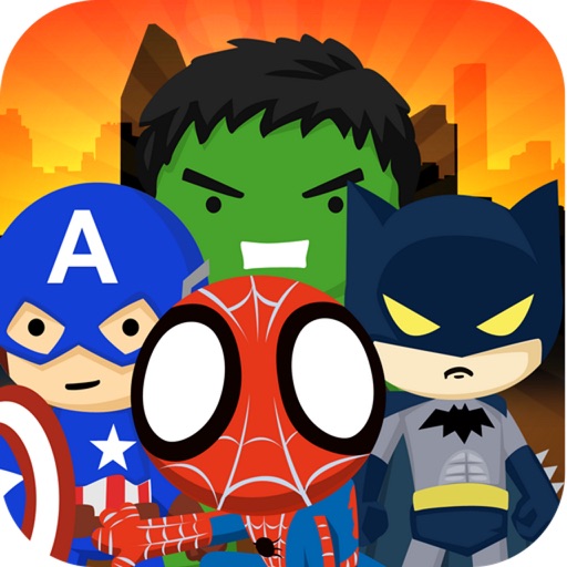 SuperHeroes Jumping Icon