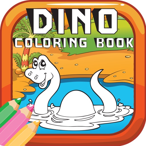 Dino Coloring Book : Free For Toddler And Kids!