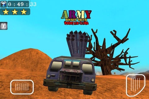 Army Rocket Truck Mountain Climb screenshot 4