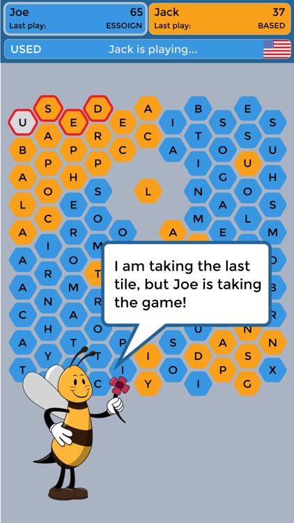 Wordy Bee - Find Words,Claim Tiles,Play Friends screenshot-4