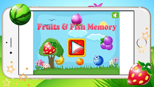 水果和魚學前教育匹配遊戲的孩子(圖1)-速報App