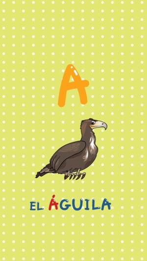 ABC Animals Spanish Alphabets Flashcards: Vocabulary Learnin(圖2)-速報App