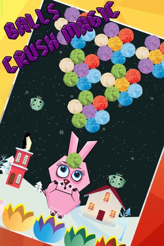 Geometry Bubble Shooting Mania 2016 :New Balls Shooter with Cubic Bunny screenshot 2