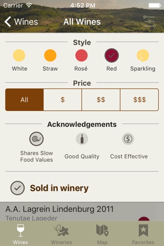 Slow Wine 2016 - The Wine Guide by Slow Food screenshot 2