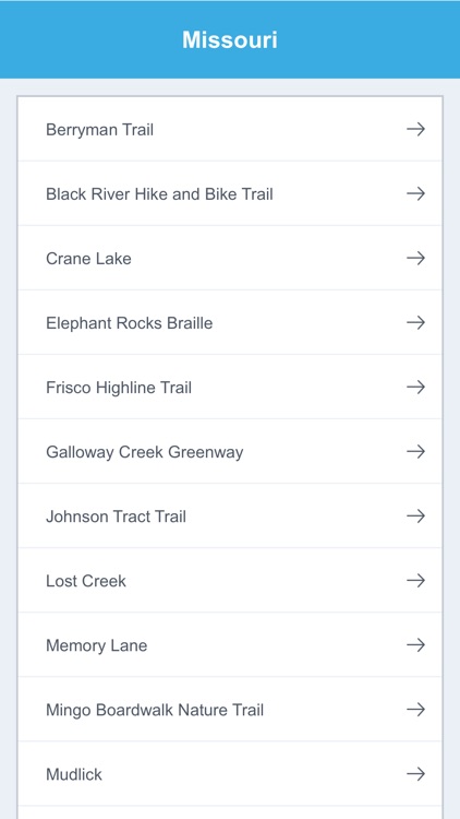 Missouri Recreation Trails