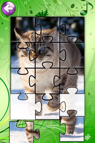 Kitty Kitten Jigsaw Puzzle Games for Girls with Baby Pet Cat who Loves Educational Animal Puzzles for Kids screenshot 4