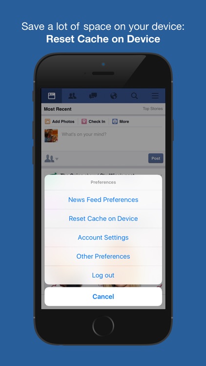 Fast Lite Pro for Facebook - app to save data, battery and storage on iPhone and iPad screenshot-4