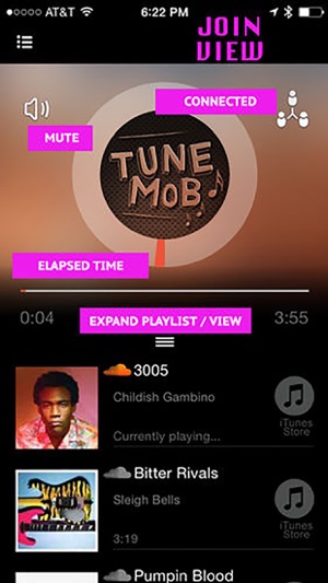 TuneMob Play Music in Sync on Multiple Devices via Bluetooth(圖2)-速報App