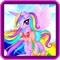 Stop to this amazing hair salon for magic unicorns and have a blast playing