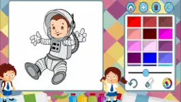 Game screenshot Aliens to paint - coloring book to draw space hack