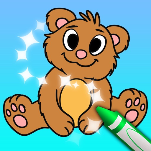 Sparkling Color Book - Coloring Pages for Boys and Girls iOS App