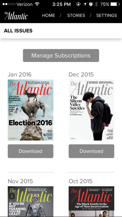 The Atlantic Magazine: Digital Edition