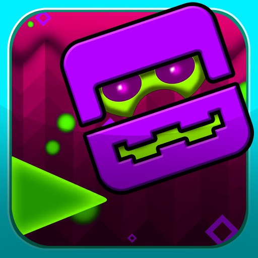 Blocky Geometry Jump and Fall Pro icon