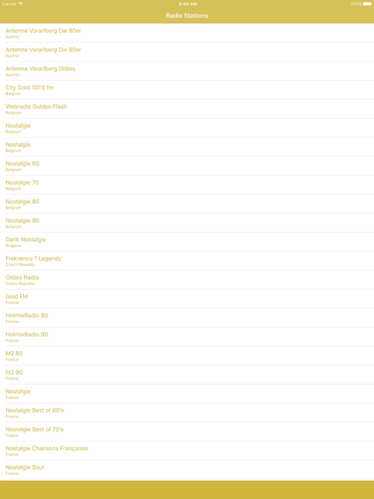 【图】Radio Oldies FM – Streaming and listen to live online oldie charts music from european station and channel(截图3)