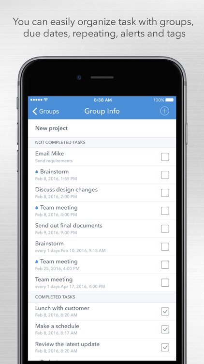 GTD tasks & to-do list