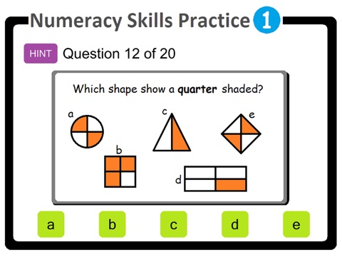 Numeracy Skills Practice 1 screenshot 2