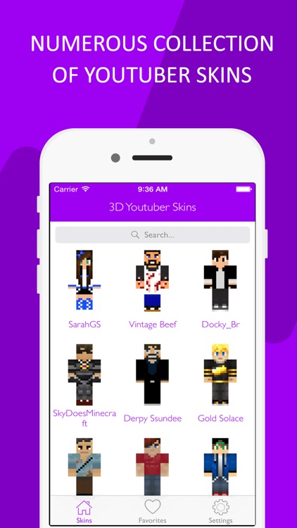 New Youtuber Skins Lite - Ultimate Collection for Minecraft PE