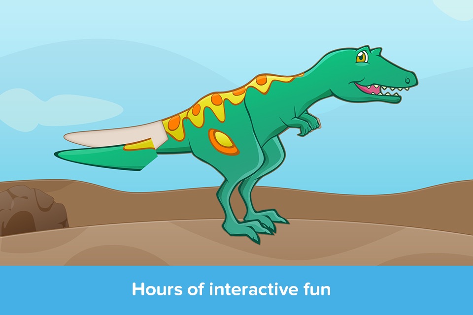 Kids Puzzles - Dinosaurs - Early Learning Dino Shape Puzzles and Educational Games for Preschool Kids Lite screenshot 4