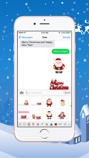 Christmas Gif Keyboard Pro - Fully Animated Emoji for Christ(圖2)-速報App