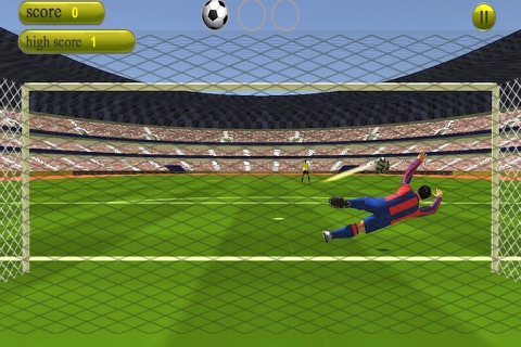Free Kick Goalkeeper-Football Soccer Cup:Funny 3D Kicking Match It Game screenshot 3